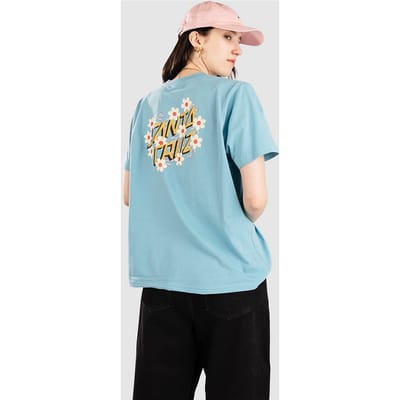 Santa Cruz Boho Floral Dot T-Shirt blauw