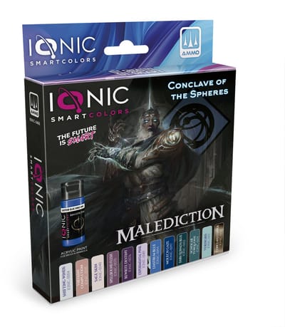 AMMO by Mig Jimenez Hobbyverf Acrylverf - MIG IO0466 Ionic Smart Colors - Malediction Conclave of the Spheres Kleurenset - Acryl Set 12x20ml Verf set - 12x 20 ml