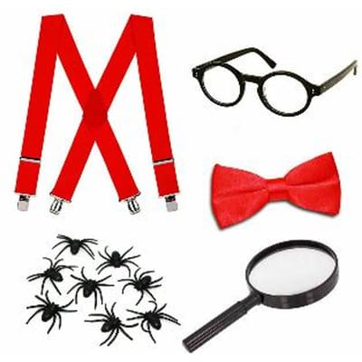 PESENAR Wit Konijn Kostuum Set Mad Hatter Hoed Konijnenoren Topper Pluche Hoed voor Halloween Accessoires Set