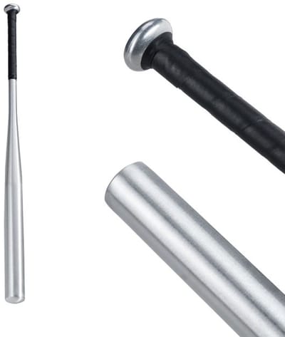 Doodadeals® Aluminium Honkbalknuppel Zilver – Lichtgewicht Softbalknuppel voor Recreatief Gebruik