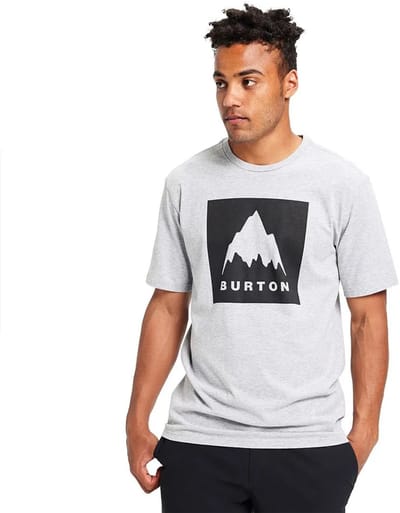 Burton Classic Mountain High T-shirt Met Korte Mouwen Wit XS Man