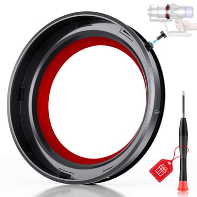 Vaste afdichtingsring voor de stofbak - Siliconen afdichtingsring voor de bodem van de stofbak - Geschikt voor Dyson V11 V15 SV14 SV15 SV22 stofzuigers - Vervangingsonderdeel + T8-schroevendraaier