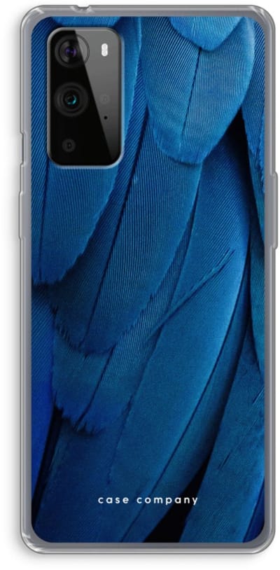 Case Company® - Hoesje geschikt voor OnePlus 9 Pro hoesje - Pauw - Soft Cover Telefoonhoesje - Bescherming aan alle Kanten en Schermrand