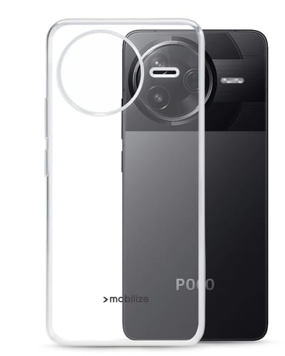 Mobilize Doorzichtig Hoesje geschikt voor POCO F7 Pro Telefoonhoesje Flexibel TPU | Mobilize Gelly Case Backcover | Doorzichtig Telefoonhoesje F7 Pro | F7 Pro Case | Back Cover - Transparant