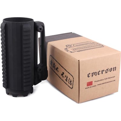 Tactische Mok Outdoor Mok 610ml Draagbaar Jagen Buitenfles Afneembaar Kamperen Reizen Zwart Aluminium black