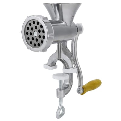 Dailygoods- Vleesmolen Handmatig - Aluminiumlegering - Vleesmolen/Worstmaker - Multifunctioneel - Verbeterde Fixatie - Voor Vlees en Groenten