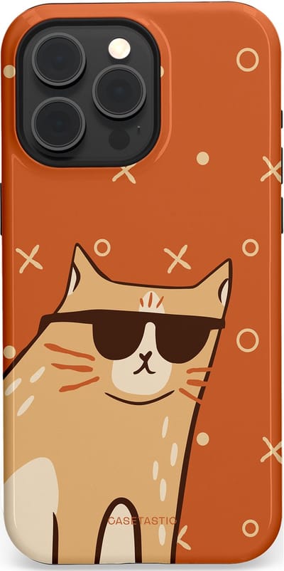 Casetastic Hoesje Geschikt voor Apple iPhone 15 Pro Max Magsafe - Stijlvolle Beschermende Duo-layer Case - CoolCat