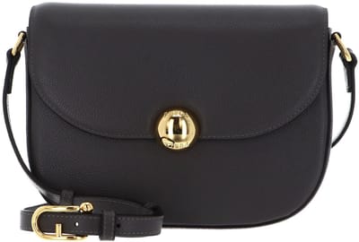 FURLA Leren schoudertas Vitello Night Moonlight Crossbody Bag Urban Gray donkergrijs