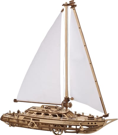 Modelzeilboot Bouwen - Houten 3D Puzzels voor Volwassenen - DIY Model Kits voor Schepen