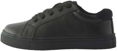 Next - Jongens - Veterschoenen voor school met brede pasvorm (G) - Zwart