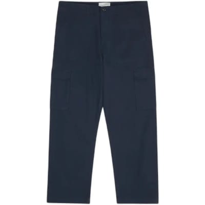 Lange cargobroek in gemêleerd garen KnowledgeCotton Apparel Flint - GOTS/Vegan
