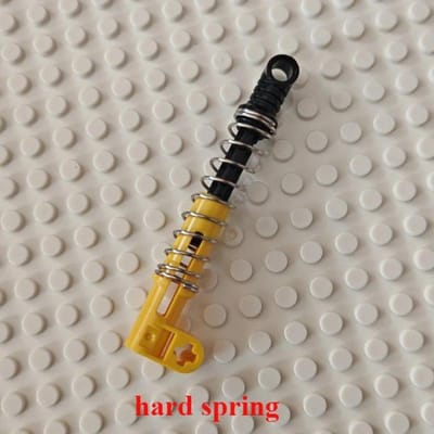 10 PCS Amortisseur High-tech Véhicule Moteur Ressort Dur/souple Pièce de Brique de Construction MOC Fonctionne Avec Lego 92592 18404 76138