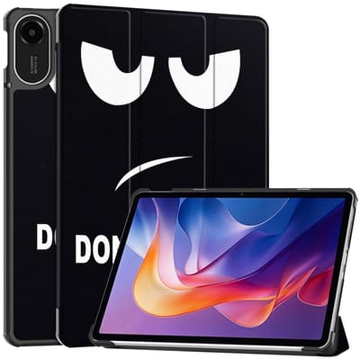 Tablet Hoes Geschikt voor Xiaomi Redmi Pad 2 | Book Case met Standaard | Kunstlederen Beschermhoes | Tri-fold | Don't Touch Print