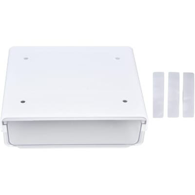 Acryl Lade Opbergruimte Verborgen Acryl Lade Opbergruimte Houder met 3 Plakstrips voor Thuis KantoorL white