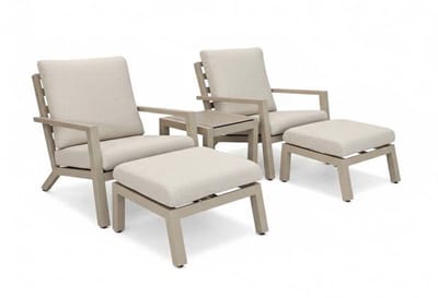 Tierra outdoor - Azzurro bistro set champagne