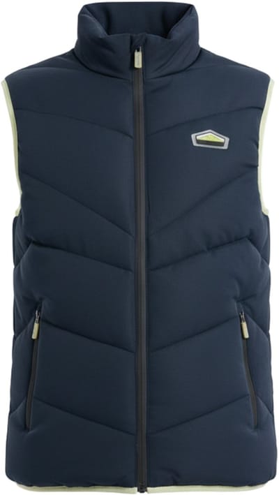 OMBRE Gilet - Regular Fit - Rits - Effen Marine S/M