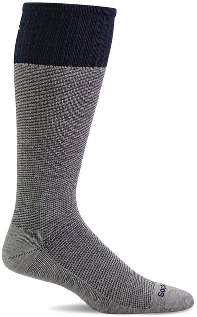 Sockwell - 1-Pack - Heren Kniekousen - Lichte Compressie - Heren - grijs - 39-43 - SW20M
