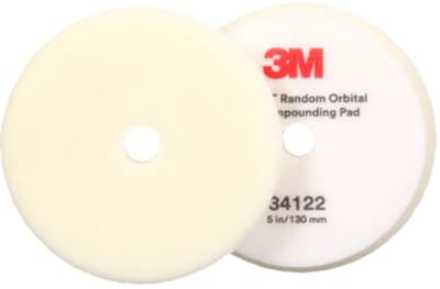 3M SCHUIM POLIJSTPAD WIT 130MM 2 STUKS