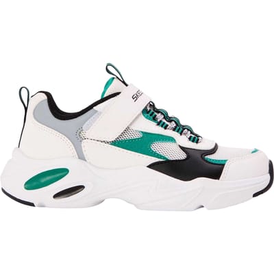 Skechers Stamina Airy sportschoenen voor kinderen (Wit, Groen)