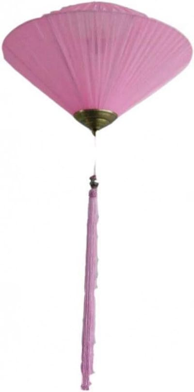 Fine Asianliving Chinese Lampion Roze Zijde D40xH25cm
