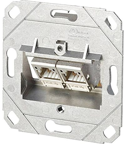 C6A-module dataslot met 2 poorten voor inbouw 270°