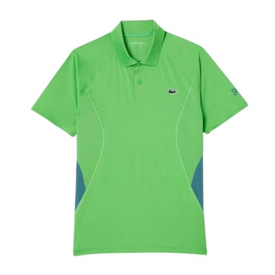 Lacoste Heren Tennis x Novak Djokovic Regular Poloshirt (Groen)
