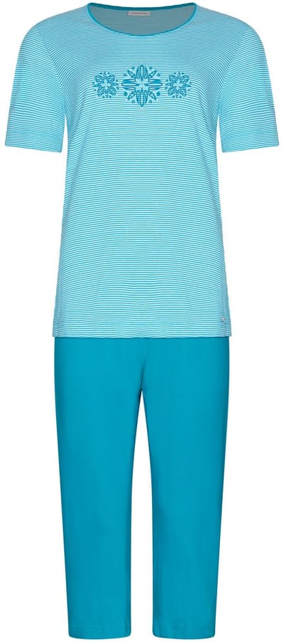 Pastunette - Pyjama - Ipanema - Katoen - Turquoise - Maat 36