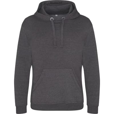 Just Hoods Graduate Heavyweight Hoodie JH101 - Charcoal (Heather) - 3XL