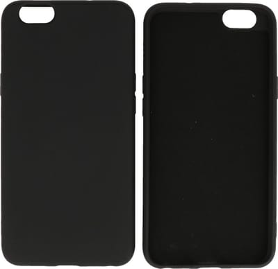 Hoesje Geschikt voor Oppo A59 4G - Fashion Telefoonhoesje Backcover - Siliconen Hoesje - Zwart