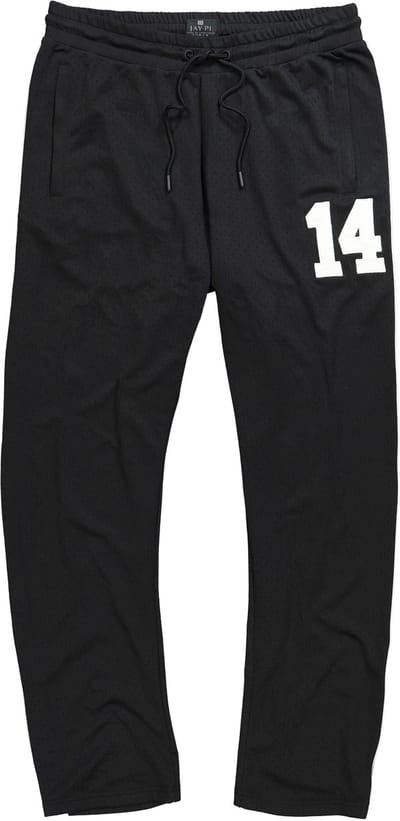 JAY-PI - Heren - Mesh-joggingbroek fitness Basic Fit - Zwart - Maat L