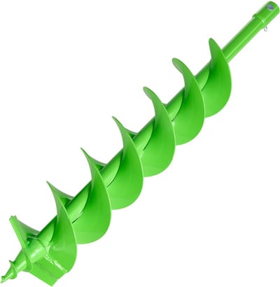 Boor Bit voor Planten, 5.91 x 31.5 Spiraal Ontwerp, Compatibel Met 0.78 ID Drive Boors, Duurzaam Bol Planter Gereedschap, Paalgat Graaf Accessoire voor Tuinieren en Hekken