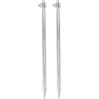 2 Pcs Piquet de Terre Portable Fer Plaqué Cuivre Connexion Filetée Piquet de Mise à la Terre pour Clôtures Électriques