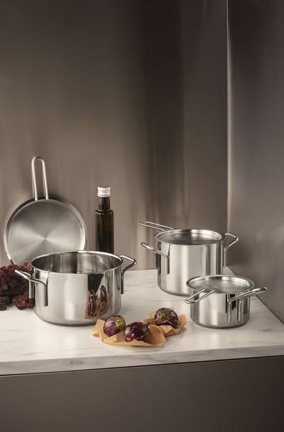 Eva Trio - Deksel Ø 13 cm - Roestvast Staal - Zilver -
