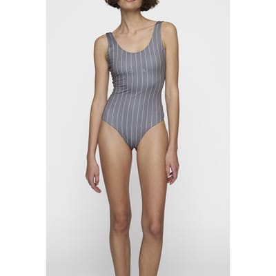 10DAYS Bathing Suit Stripes Oil Size: S | One-Pieces Outlet | Dames | Grijs