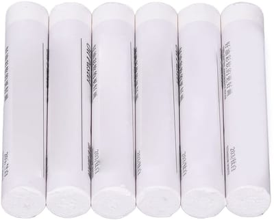 Dailygoods- Oliepastels 6 Stuks - Witte Oliepastelkrijt - Artistieke Schilderkunst - Mengtechnieken - Geschikt voor Verschillende Oppervlakken - Veelzijdige Aanvulling - Pastelkrijt