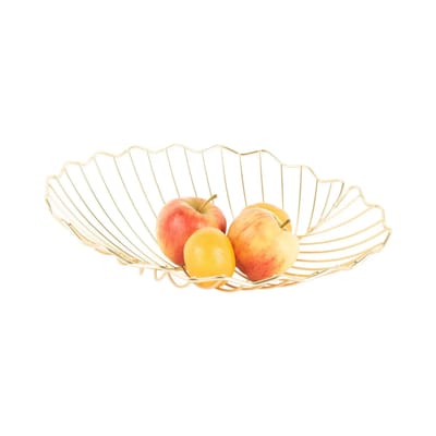 Present time - Fruit Basket Leaf - Iron - Gold