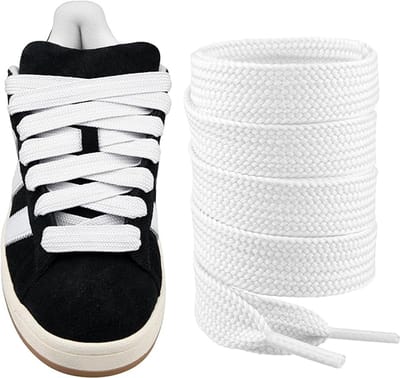 Famanu – Extra brede platte schoenveters 16 mm breed geschikt voor sneakers en streetwear met brede veterogen