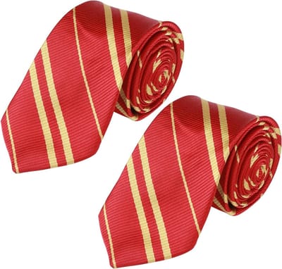 2 Stuks Magische Strikjes voor Kinderen - Gestreepte Kostuumaccessoires voor Carnaval en Halloween Feestjes in Rood