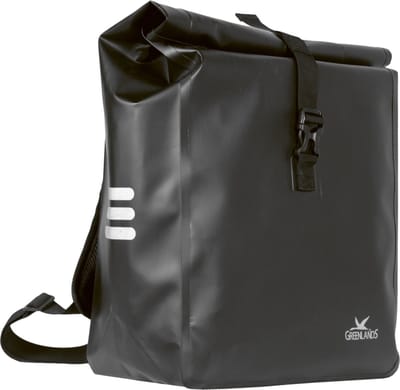 Greenlands waterproof - pakaf fietstas - rugzak - waterdichte fietstas - zwart - 23 liter