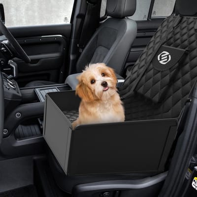 Equivera Hondenmand Auto - Autostoel Hond - Automand Hond - Hondenstoel Auto - Hondenmand Auto Achterbak - Hondenkussen Auto - Honden Mand Auto