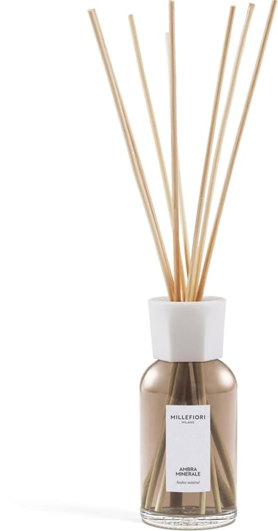 Millefiori Milano - Geurstokjes 250 ml - Ambra Minerale - 4 tot 5 maanden