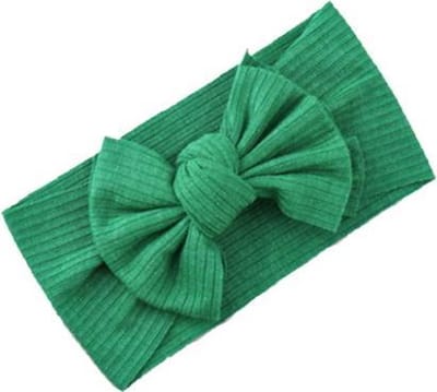 Kinder Haarband Groen Strik / Bow | Microfiber | 0-6 jaar | Fashion Favorite
