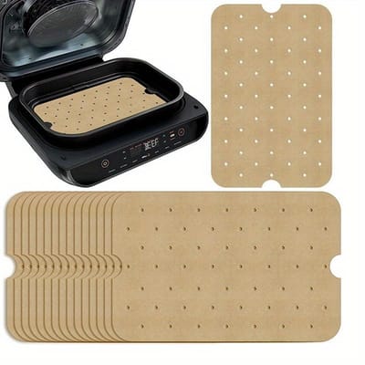 Airfryer Bakpapier voor Ninja Foodi Smart XL 6-in-1 Indoor Grill Anti-aanbak Geperforeerde Airfryer Liner Bakgereedschap