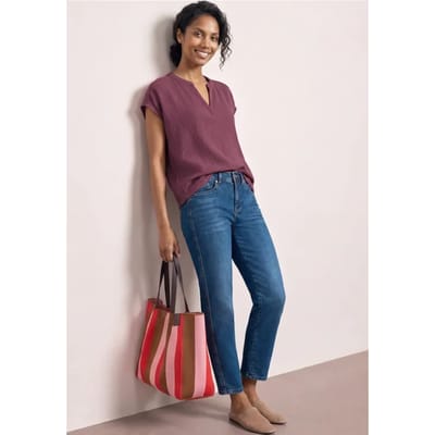 Blouse shirt van mousseline