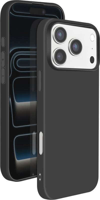 Mayaxess, Hoesje Geschikt voor Apple iPhone 17 Pro van Zacht Schokbestendig Siliconen, Zwart