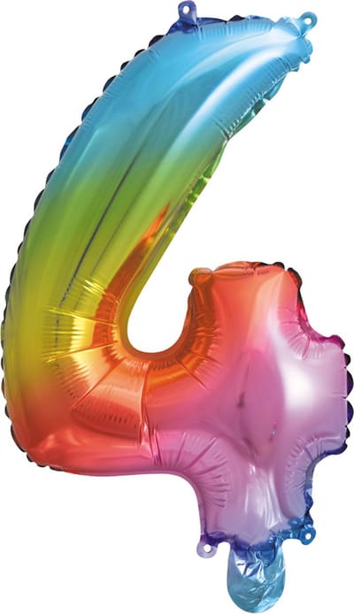 Folieballon 16" nmr. 4 - Regenboog