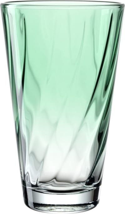 Leonardo TWIST Drinkglas 300ml groen - set/4