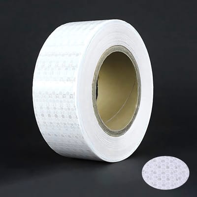 Dailygoods- Reflecterend Plakband 10 m x 5 cm - Hoge Intensiteit - Veiligheidsband - Waterdicht - Voor Fiets/Voertuigen - Honingraat Design - Reflectietape
