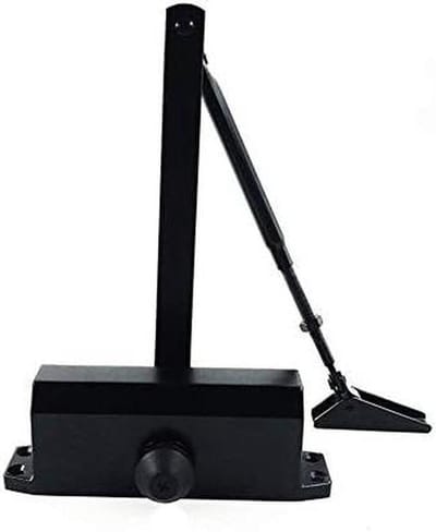 Zware Deurdranger - Automatische Deurkluis - Deuren Beveiligen - Verstelbare Arm - 40-65 Kg - Zilver