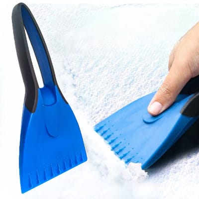 IJskrabber Auto – Ruitenkrabber - Krabber auto - Sneeuwkrabber – Raamkrabber - Autoaccessoires - Blauw - LOUZIR